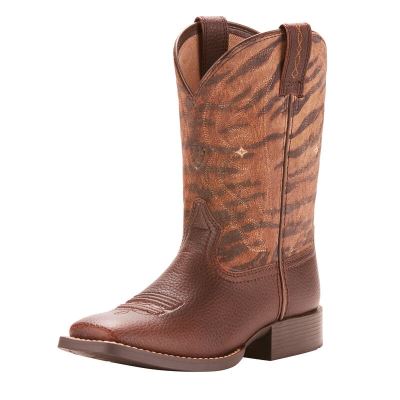 Ariat Quickdraw - Western Laarzen Koffie Kinderen - 26403-973